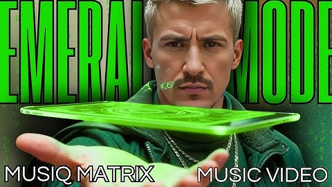 MUSIQ MATRIX-EMERALD MODE(Official Music Video) | Futuristic Electro-Pop Sound & Visual Storytelling