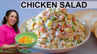 The perfect chicken salad for meal prep : Ensalada de pollo