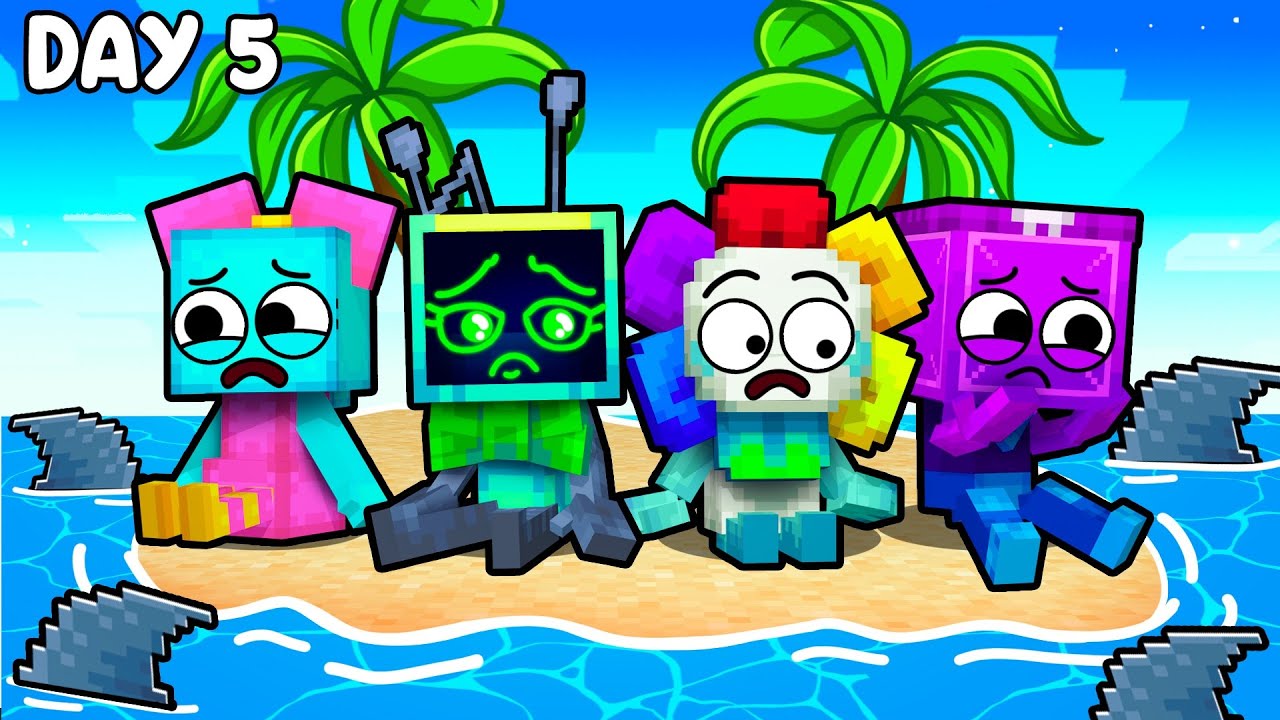 Застрял на острове DANDY WORLD в Minecraft!