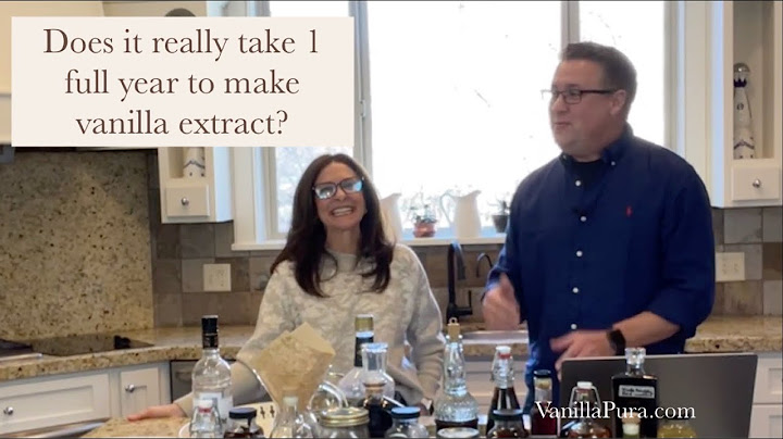 Does Vanilla Extract Really Take 1 Year to Make?