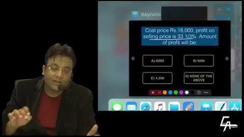 Cost Accounting (Basics) MCQs by Cost Acharya Prof. Abhijit Sengupta