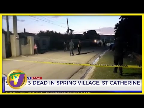 9 Shot, 3 Dead in Spring Village, St. Catherine | TVJ News - Sept 18 2022