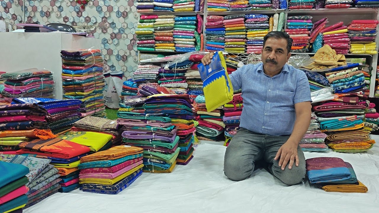 300Rs Chickpet Bangalore Wholesale Wedding,Gifted Sarees/Courier Available Sarees/Shopping