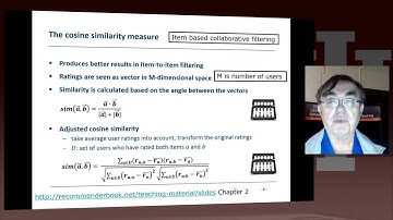 IU X-Informatics Unit 14: Recommender System III: 1 Item-based Collaborative Filtering I