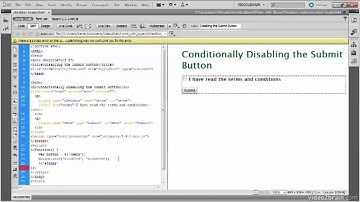 10.1  Disabling the Submit Button Until a Checkbox Is Checked