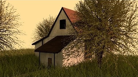 Abandoned house render Blender (cycles)
