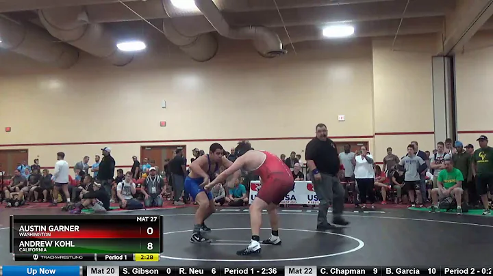 Junior 195 Austin Garner Washington Vs Andrew Kohl...