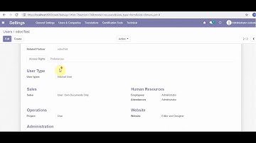How to Active Developer mode and set user access in Odoo 13