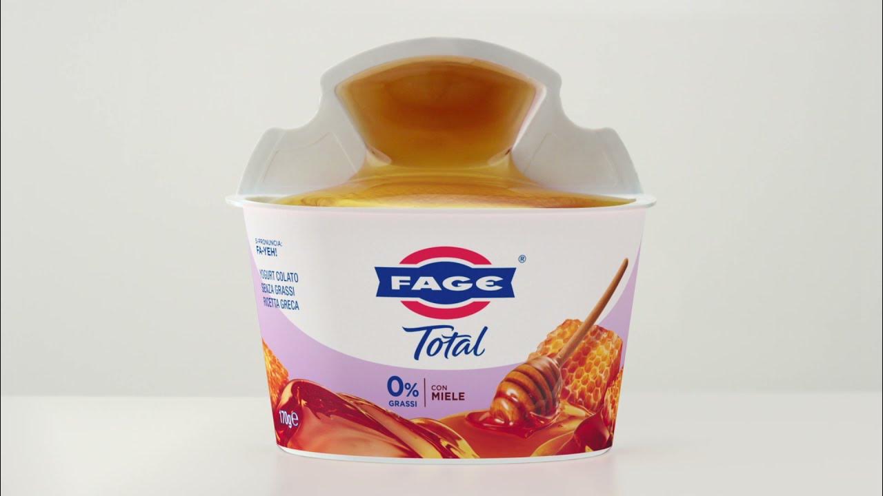 FAGE Total 0 Split Cup con Miele. Bianco Straordianario YouTube