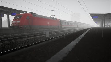 Train Sim World 6 Changeover scenario in DB BR 101 (sorry for audio and lag)