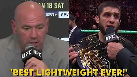 Dana White SHOCKED by Islam Makhachev DOMINATING Renato Moicano