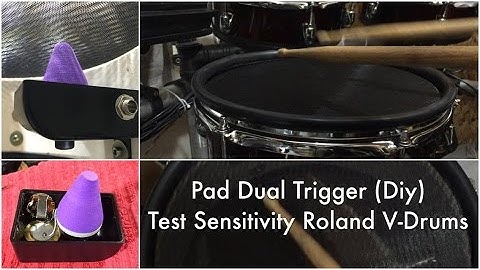 PAD SNARE ( DIY ) Dual Trigger for Roland V-Drums