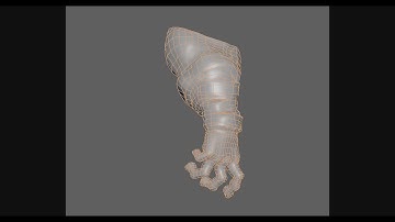Retopology Character Timelaps in maya - Part 2 (Hand)