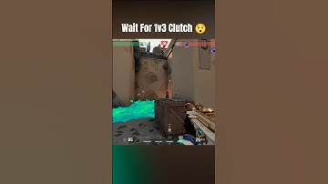 Wait For 1v3 Clutch #shorts #gaming #valorant