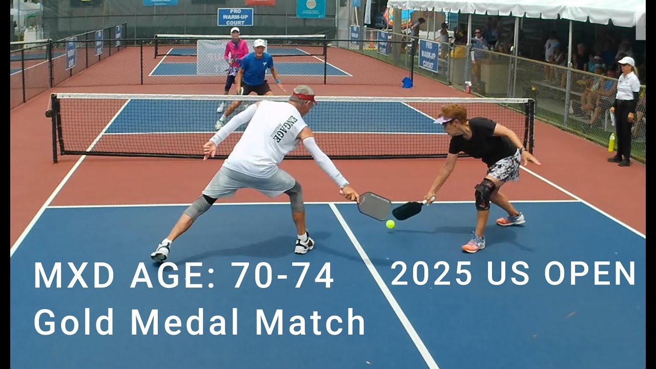 MXD Doubles Age: 70-74 Gold Medal Pickleball Match - US OPEN 2025