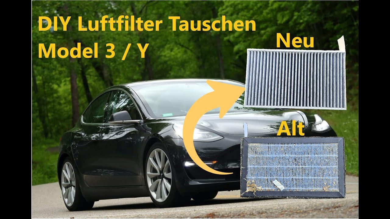 Model Y Model 3 Fahrgastkabine Luftfilter 2 Stück - Temu Germany