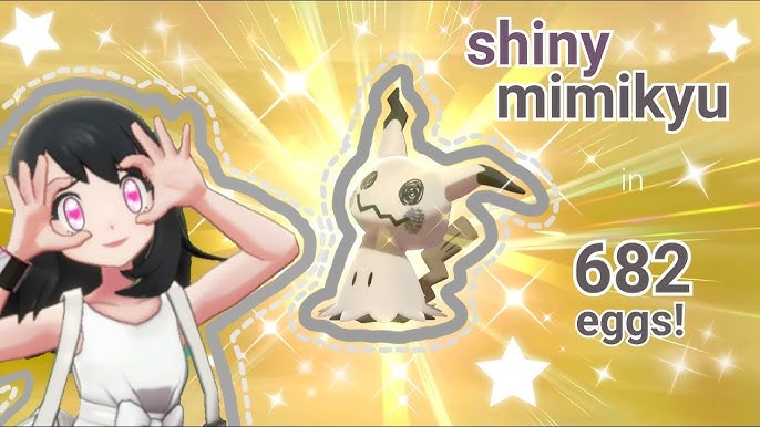 Shiny Mimikyu / Pokemon Sword and Shield / 6IV Pokemon / Shiny