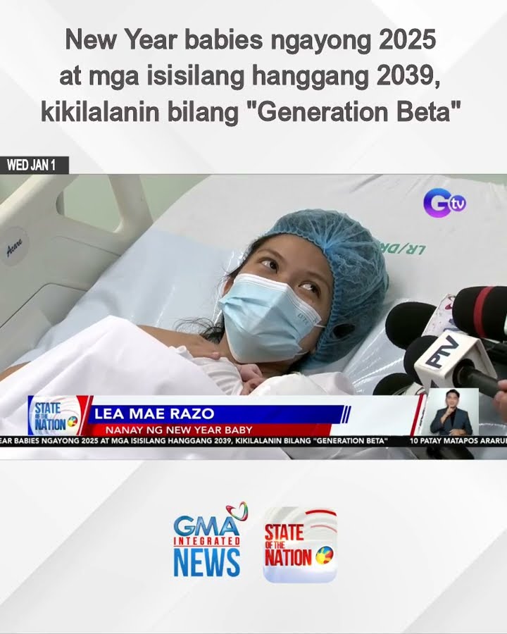 New Year babies ngayong 2025 at mga isisilang hanggang 2039, kikilalanin bilang... | SONA