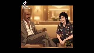 Michael Jackson goes to Church with Steve Harvey before trial.