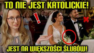 GDY TO ZOBACZYSZ, UCIEKAJ -  TO SIĘ DZIEJE NA "KATOLICKICH" ŚLUBACH - ZAGROŻENIE 2026