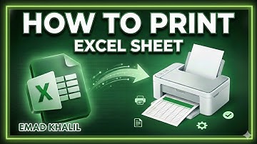 ازاي اطبع شيت الاكسيل؟ | How to Print Excel Sheet
