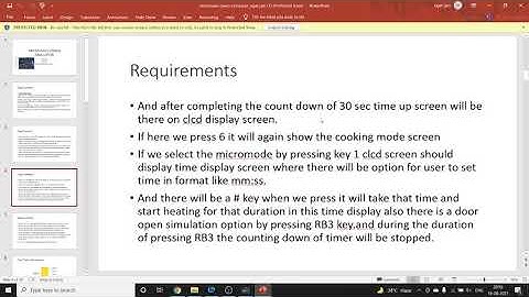 MICROWAVE OVEN | EMBEDDED SYSTEMS | EMERTXE INTERNSHIP | RAJAT JAIN