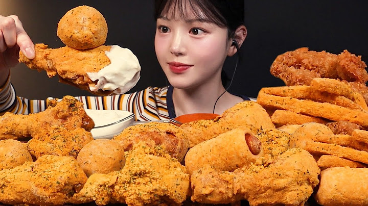 Crispy Bburinkle Chicken, Cheese Balls, Corn Dogs Mukbang ASMR