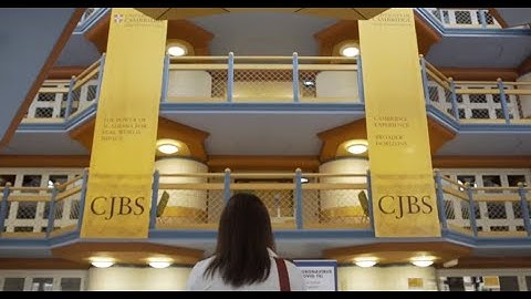 Walkthrough of Cambridge Judge Business School (October 2020)