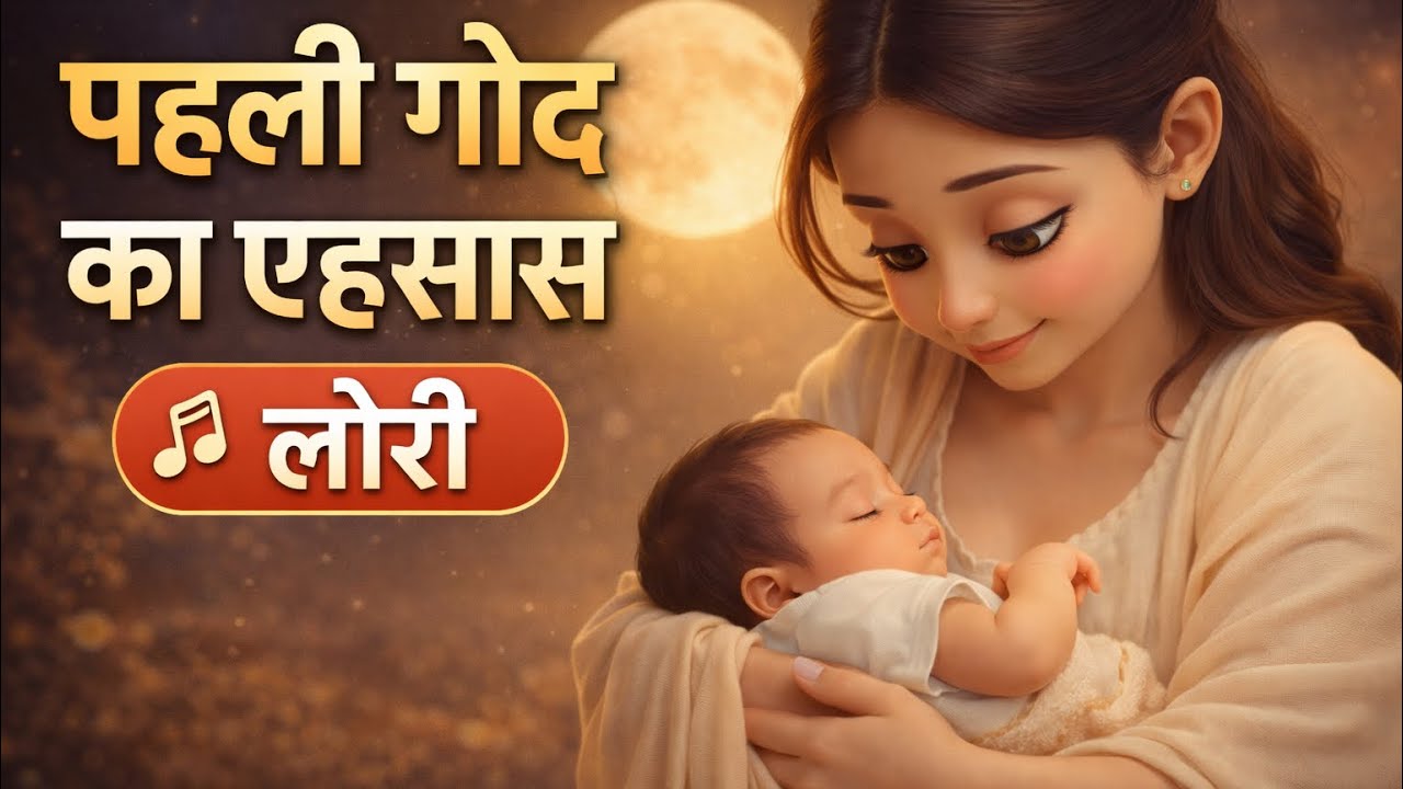 पहली गोद की लोरी | Newborn Baby Hindi Lori for Deep Sleep 😴 | जब माँ ने पहली बार गोद में लिया 🤱🏻