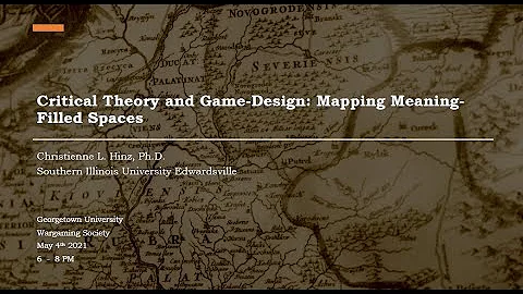 Critical Theory and Game-Design: Mapping Meaning-F...