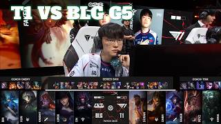 T1 vs BLG Game 5 | Mid-Season Invitational 2026 Round 1 | T1 vs Bilibili Gaming G5 screenshot 1