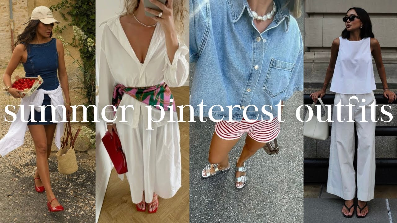 RECREATING SUMMER PINTEREST OUTFITS 2025 | Casual Outfit Ideas RECREATING SUMMER PINTEREST OUTFITS 2025 | Casual Outfit Ideas