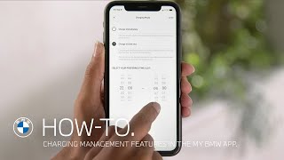 Charging management features in the My BMW app -  BMW How-To screenshot 4