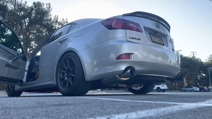 2006 Lexus IS350 PPE Headers, Megan Racing Midpipe, F-Sport Exhaust Revs