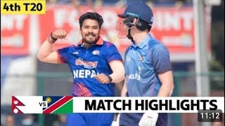 Nepal vs Namibia 4th T20, Highlights 2024 | NEP vs NAM 2024 | NEP vs NAM today Match Highlights😱😱😱😱