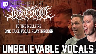 To the Hellfire - Lorna Shore One Take Vocal Playthrough REACTION // Roguenjosh Reacts ft Benny