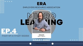 Full ERA Micro Learning - SMART Goals - Ep. 4 Guide