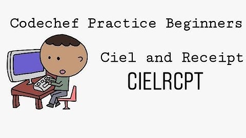 Codechef - CIELRCPT (Ciel and Receipt)