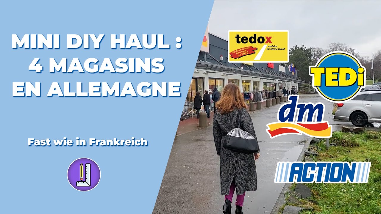 Mini DIY Haul en Allemagne (Tedox, TEDi, dm, ACTION)