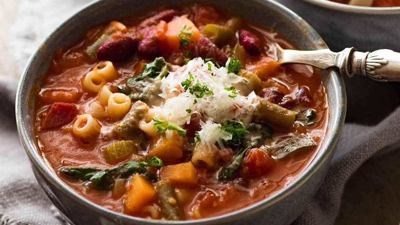 Minestrone Soup - YouTube