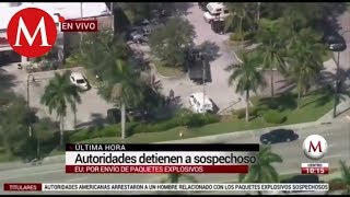 Detienen a sospechoso por envío de paquetes en EU