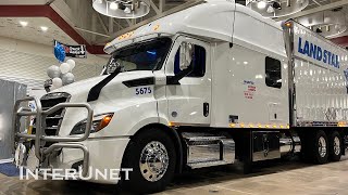 Freightliner Cascadia with Bathroom and Kitchen Sleeper  Landstar Expedited Truck