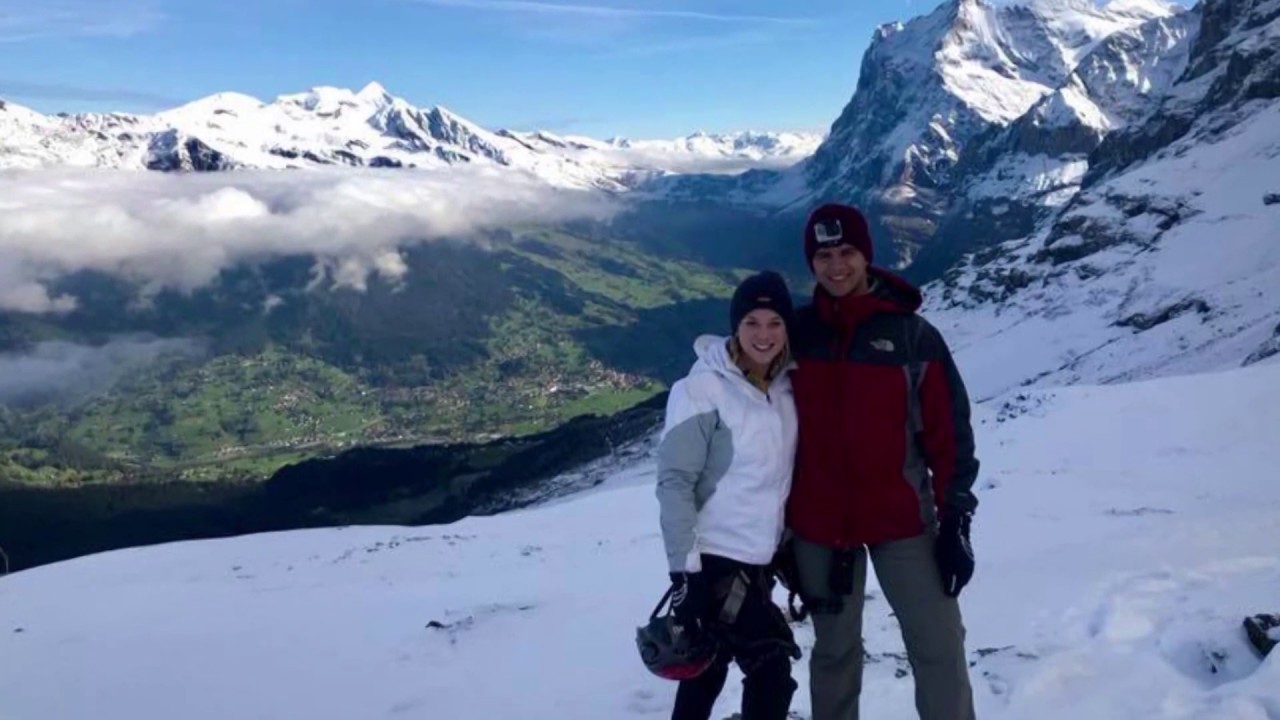 Greg & Susie Summit Proposal - Eiger Rotstock Via Ferrata - Switzerland