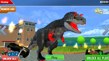 Best Dino Games Monster Dinosaur City Riots: Gorilla Rampage Games Android Gameplay