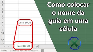 Como colocar o nome da guia em uma célula com fórmula / Bônus: funções dentre de outras funções