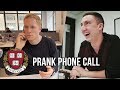 Tommy smokes prank calls the barstool sports office