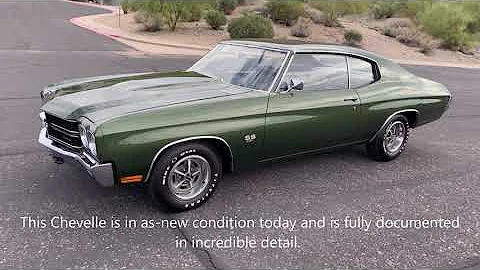 1970 Chevrolet Chevelle LS6 454 SS, Spectacular Rotisserie Restoration, 4-Speed!