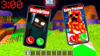 Minecraft PE : WHO CALLED ME AT 3:00AM IN MINECRAFT??!