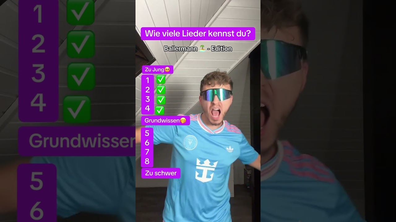 Wie viele Songs kennst du? Ballermann - Edition 🍺🏝️ #dorfkind #ballermann #ballermannhits