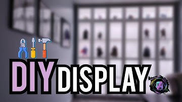 DO IT YOURSELF DISPLAY CABINET!!! | HOW I BUILT MINE!!! THE BEN THOMAS SHOW RECORDING ROOM